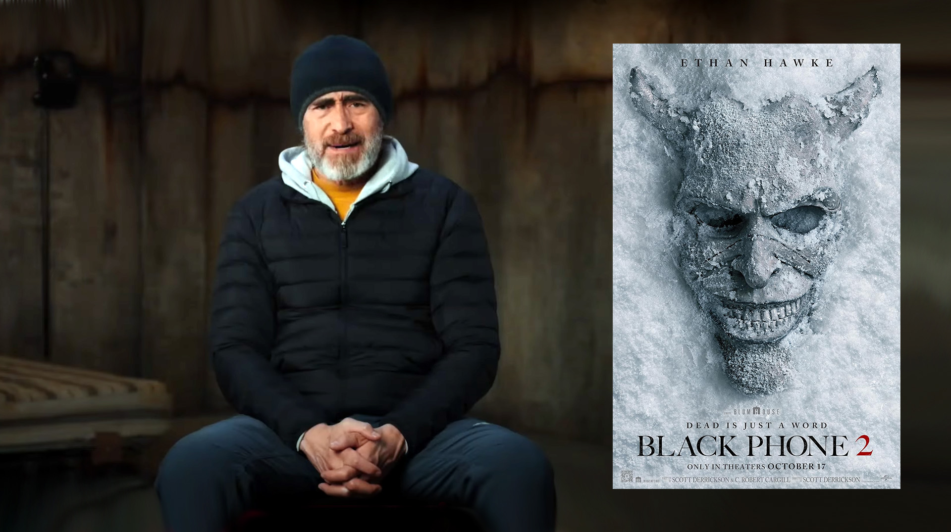Bichir, en el set de "Black Phone 2" Bichir, en el set de "Black Phone 2"