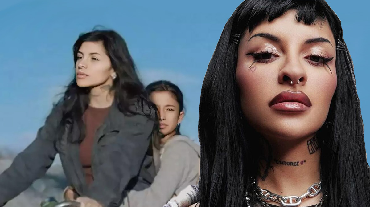 Cazzu y una escena de su película Cazzu y una escena de su película