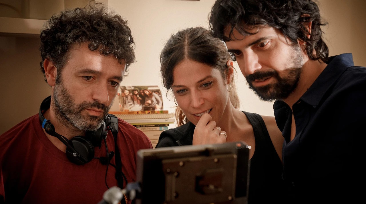 Sorogoyen con sus actores en "Los años nuevos" Sorogoyen con sus actores en "Los años nuevos"