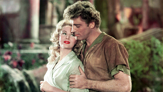 Virginia Mayo y Burt Lancaster