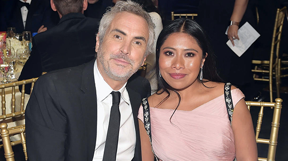 Alfonso Cuarón y Yalitza Aparicio