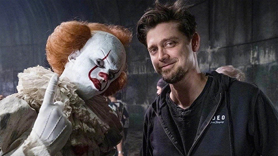 Andy Muschietti con Pennywise