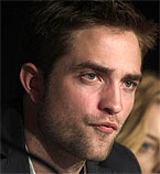 Pattinson, en la rueda de prensa (AP)