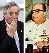 Nestor Kirchner y Marcos Pérez Jiménez