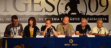 Angel Sala, director de Sitges, junto al jurado