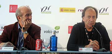 Paskaljevic (dcha.), junto al director del festival (Yolandoska)