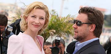 Cate Blanchett y Russell Crowe