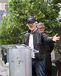 Steven Spielberg, en la reinauguración de la zona neoyorquina de Universal Studios
