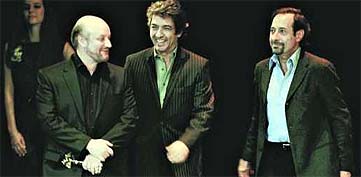 Juan José Campanella, Ricardo Darín y Guillermo Francella (Clarín)