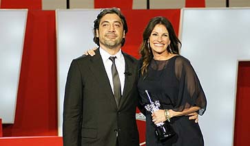 Javier Bardem y Julia Roberts