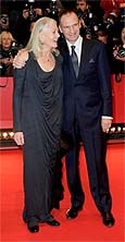 Vanessa Redgrave y Ralph Fiennes, ante de la proyección de 'Coriolanus'