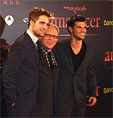 Pattinson, Condon y Lautner