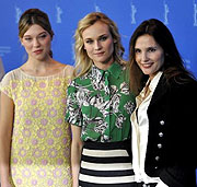 Seydoux, Kruger y Ledoyen (Reuters)