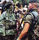 Foto real de la Oka crisis